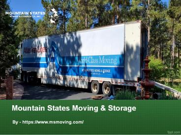 Mountain States Moving & Storage