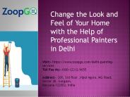 Book professional painting services in Delhi