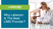 Why Labscion Is The Best LIMS Provider?