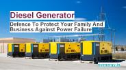 Diesel generator protect against power failure