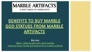 Benefits to Buy Marble God Statues from Marble Artifacts
