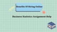 Business Statistics Assignment Help Service in Australia