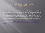 WOMEN DAILY MULTIVITAMIN BY RONCUVITA