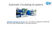 Automatic circulating oil systems