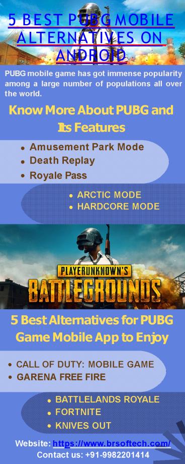 5 Best PUBG Mobile Alternatives on Android