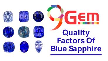 Quality Factor Of Blue Sapphire