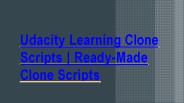 Readymade Udacity Learning Clone Script - DOD IT Solutions