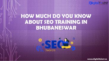 seo training institute in bhubaneswar