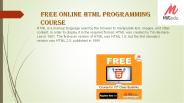 free online HTML Programming Course (1)