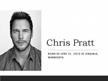Chris Pratt Networth