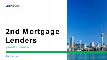2nd Mortgage Lenders