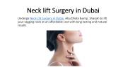 Necklift surgery in Dubai