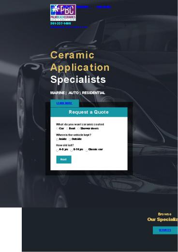 Ceramic Paint Coating in Palm Beach