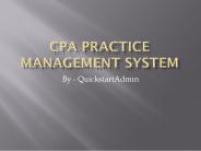 CPA Practice Management System Software – QuickstartAdmin