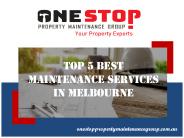Best Maintenance Services in Melbourne