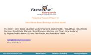 Smart Home-Based Beverage Machine Market Size, Share, Trend, Forecast, & Industry Analysis