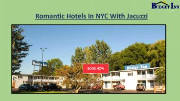 Romantic Hotels In NYC With Jacuzzi