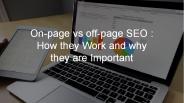The Difference Between On-page and Off-page SEO Guide