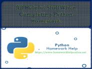 All Helpful Stuff When Completing Python Homework!