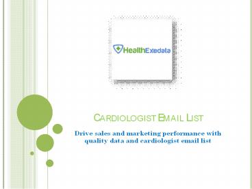 Cardiologist Email List