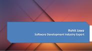 Rohit Jawa - Software Development Industry Expert