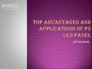 Best Quality P5 Led Panel - Wired Watts