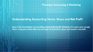 Understanding Accounting Terms: Gross and Net Profit