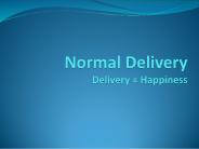 Normal Delivery