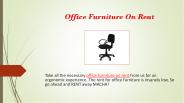Office Furniture on Rent