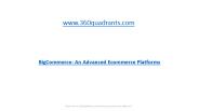 BigCommerce: An Advanced Ecommerce Platforms