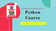 Qualification Required For Python Course (1)