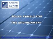 Solar Panels for the Environment