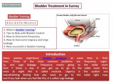 Bladder Treatment in Surrey