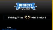 Pairing Wine with Seafood
