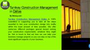 Turnkey Construction Management in Dallas