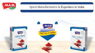 Indian Spice Exporters