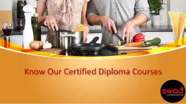 the professional cooking classes -Swad institute