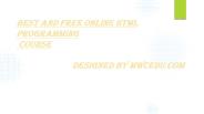 Free Online HTML Programming Course (2)