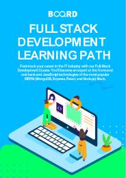 Board Infinity - full stack development course Brochure