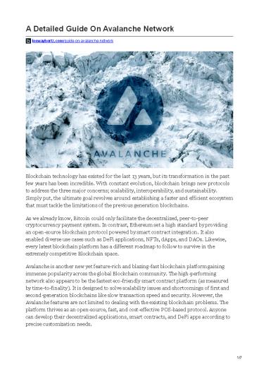 avalanche network (1)