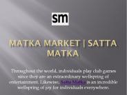 Always use money properly while playing Satta Matka game
