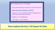 Data Analysis Services Chi Square In Pune