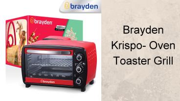 Brayden Krispo- Oven Toaster Grill