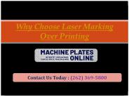 Why Choose Laser Marking Over Printing