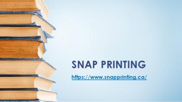 Digital Printing Press In Kelowna