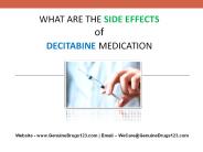 What Are The Side Effects of DECITABINE?