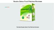 Nuubu Detox Foot Patches Reviews