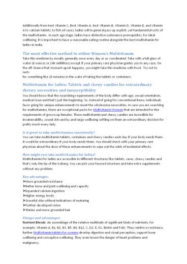 Can we take multivitamin tablets or capsules daily?