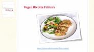 Vegan Ricotta Fritters