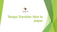 Tempo Traveller Hire Jaipur